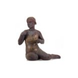 JEMMA, A BISQUE STONEWARE SCULPTURE BY WALTER AWLSON