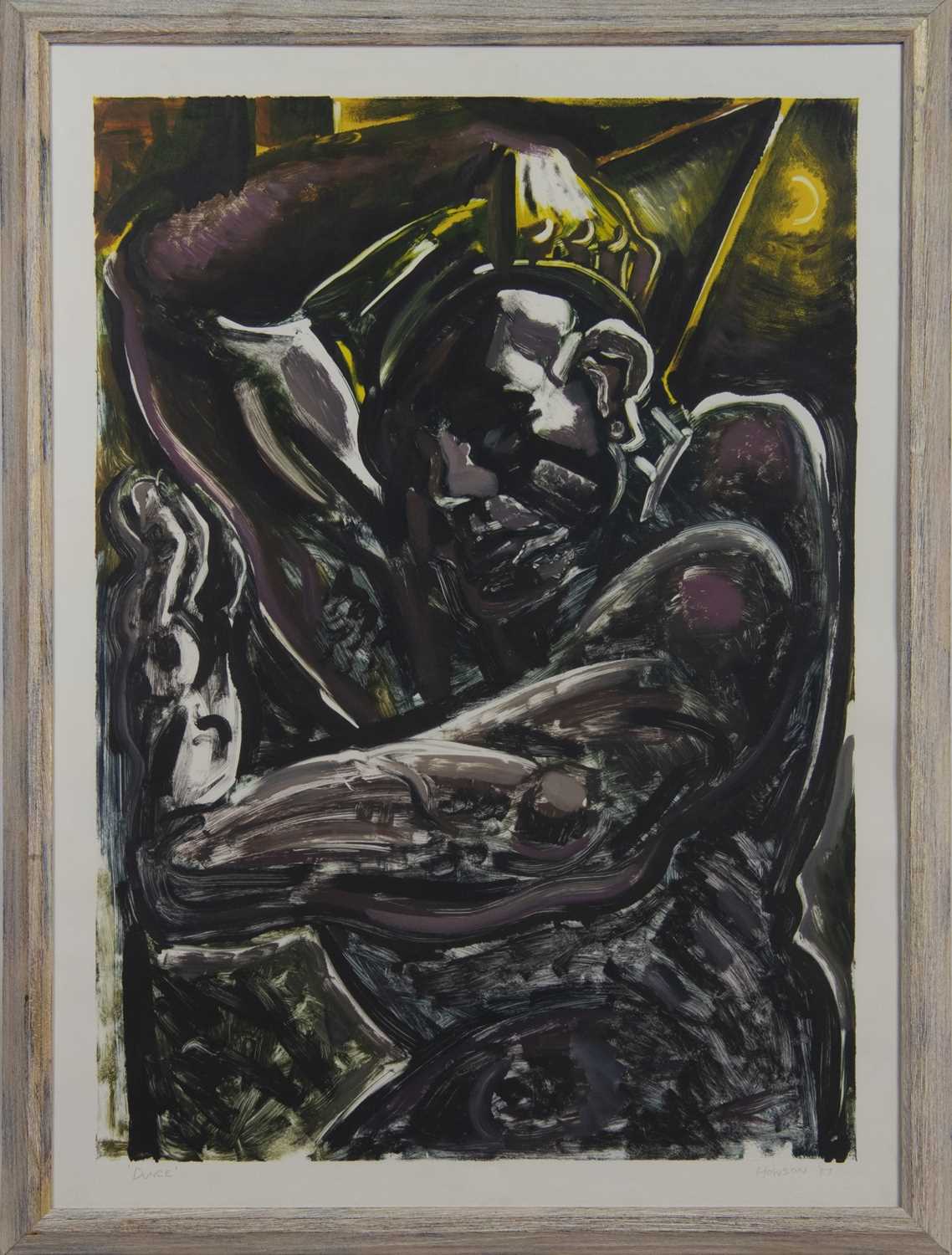 DUNCE, A MONOPRINT BY PETER HOWSON