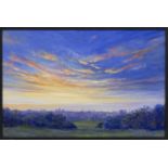 PARLIAMENT HILL MORNING, AN OIL BY ED SUMNER