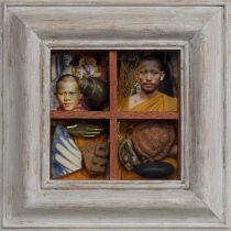 CAMBODIAN BOX 2007, A MIXED MEDIA BY ANNE CHRISTIE