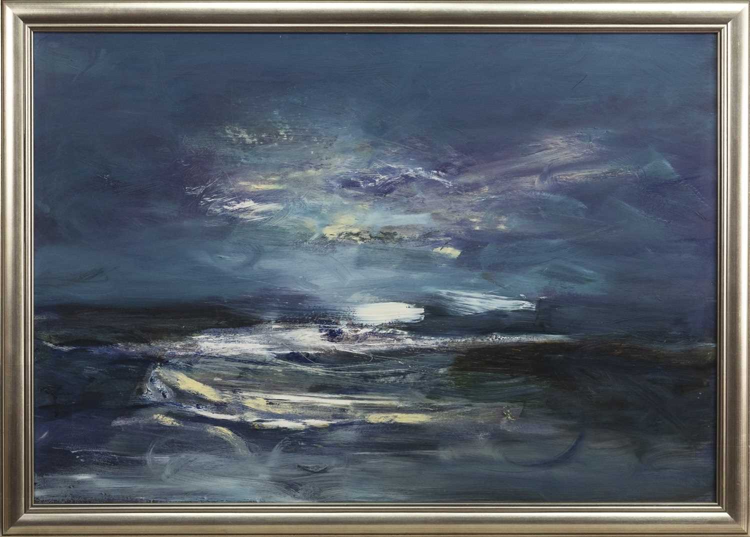 SEASCAPE, AN OIL BY BRIAN CHAMBERS