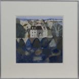 TOWN OVER THE WALL, CRAIL, A MIXED MEDIA BY GEORGE BIRRELL