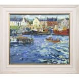 GIRVAN HARBOUR, AN OIL BY JAMES HARRIGAN