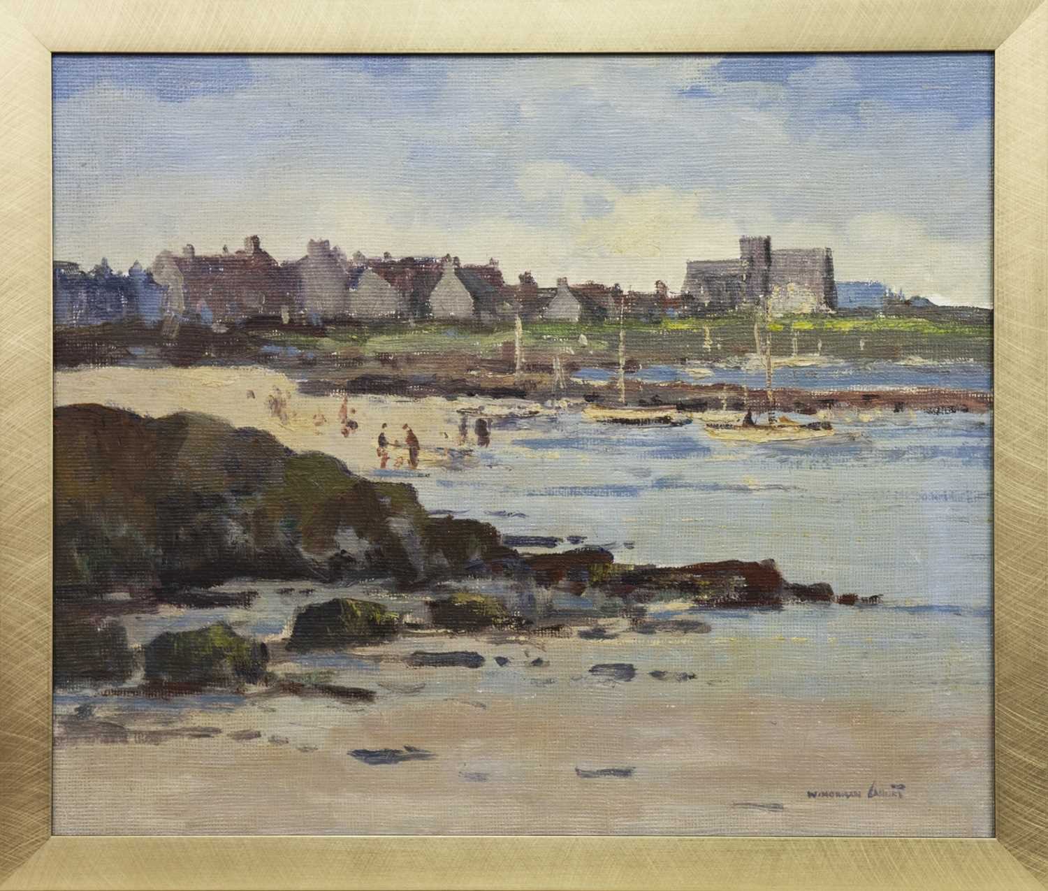 IONA, AN OIL ON BOARD BY WILLIAM NORMAN GAUNT