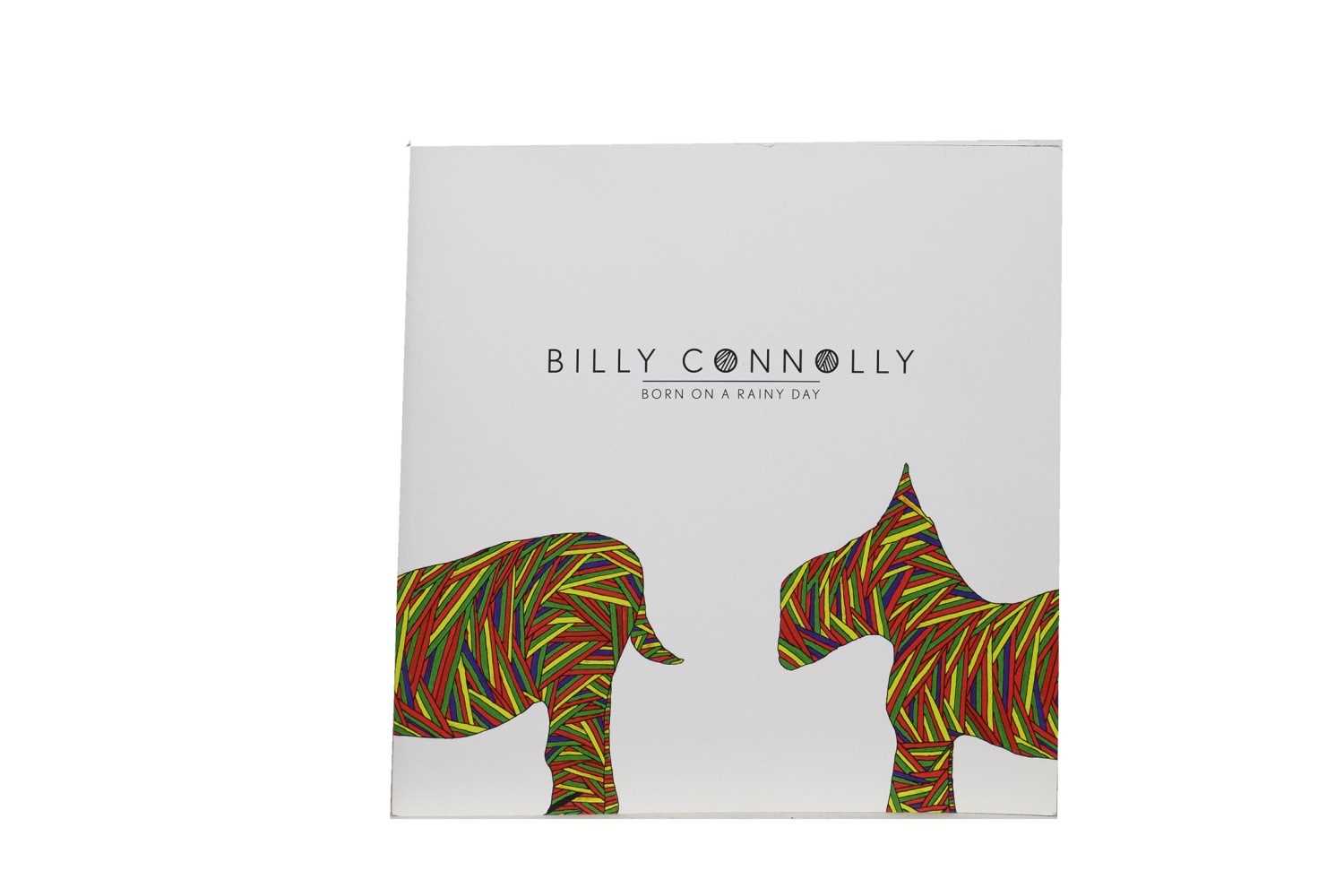 SET OF SIX SIGNED PRINTS FROM 'BORN ON A RAINY DAY' SERIES BY BILLY CONNOLLY