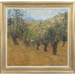 PROVENCE, A LARGE OIL BY GEORGE DEVLIN