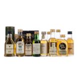 A COLLECTION OF APPROXIMATELY FIFTY SCOTCH WHISKY MINIATURES