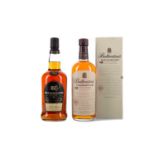 BALLANTINE'S SIGNATURE AGED 19 YEARS, AND WHYTE & MACKAY MILLENNIUM AGED 25 YEARS