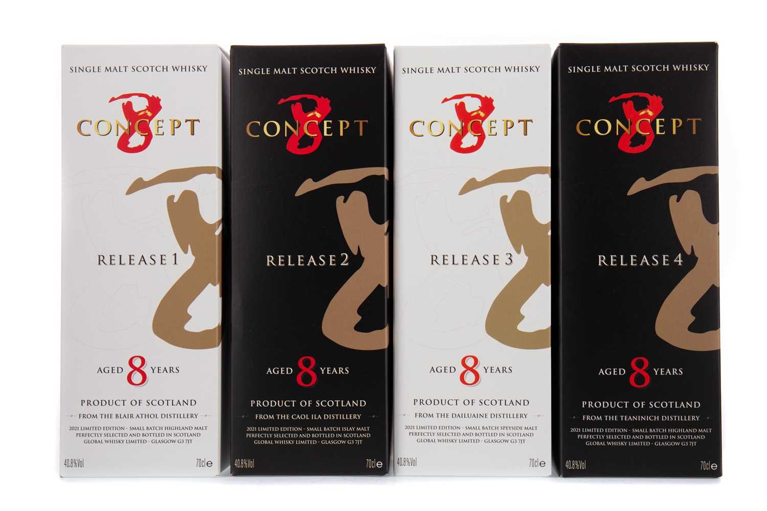 BLAIR ATHOL, CAOL ILA, DAILUAINE AND TEANINICH CONCEPT 8 RELEASES 1-4 - Image 2 of 2