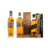 JOHNNIE WALKER GOLD LABEL, PLATINUM LABEL AND BLACK LABEL