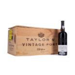 CASE OF TWELVE TAYLOR'S 1994 VINTAGE PORT