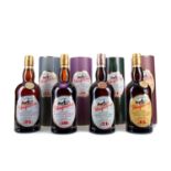 GLENFARCLAS 30 YEAR OLD, 25 YEAR OLD, 21 YEAR OLD AND 15 YEAR OLD (4 BOTTLES)