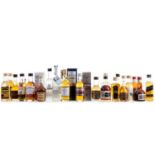 22 ASSORTED MINIATURES - INCLUDING MACALLAN GOLD DOUBLE CASK