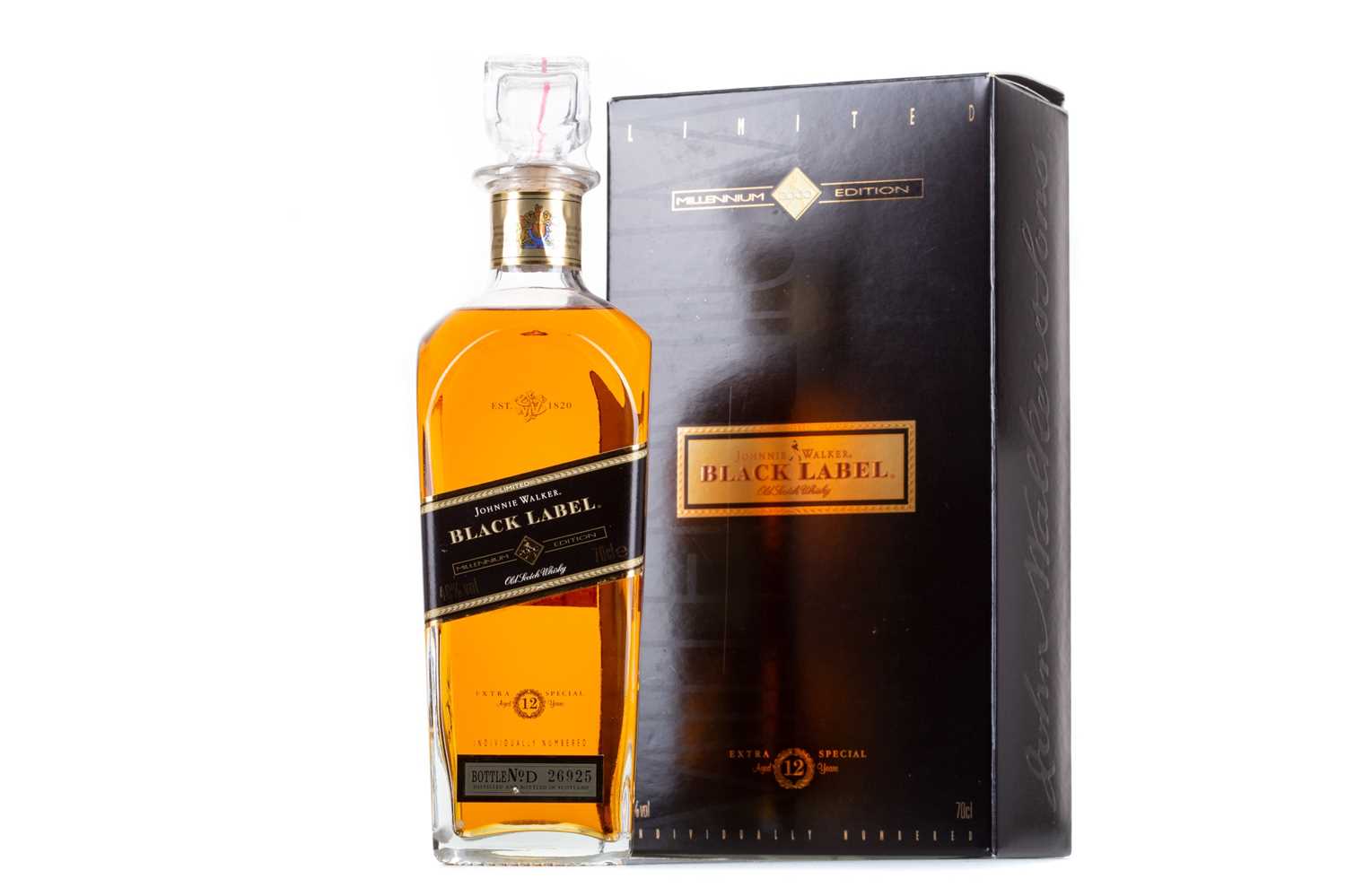 JOHNNIE WALKER BLACK LABEL MILLENNIUM EDITION