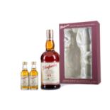 GLENFARCLAS 15 YEAR OLD WITH 21 & 25 YEAR OLD MINIATURES