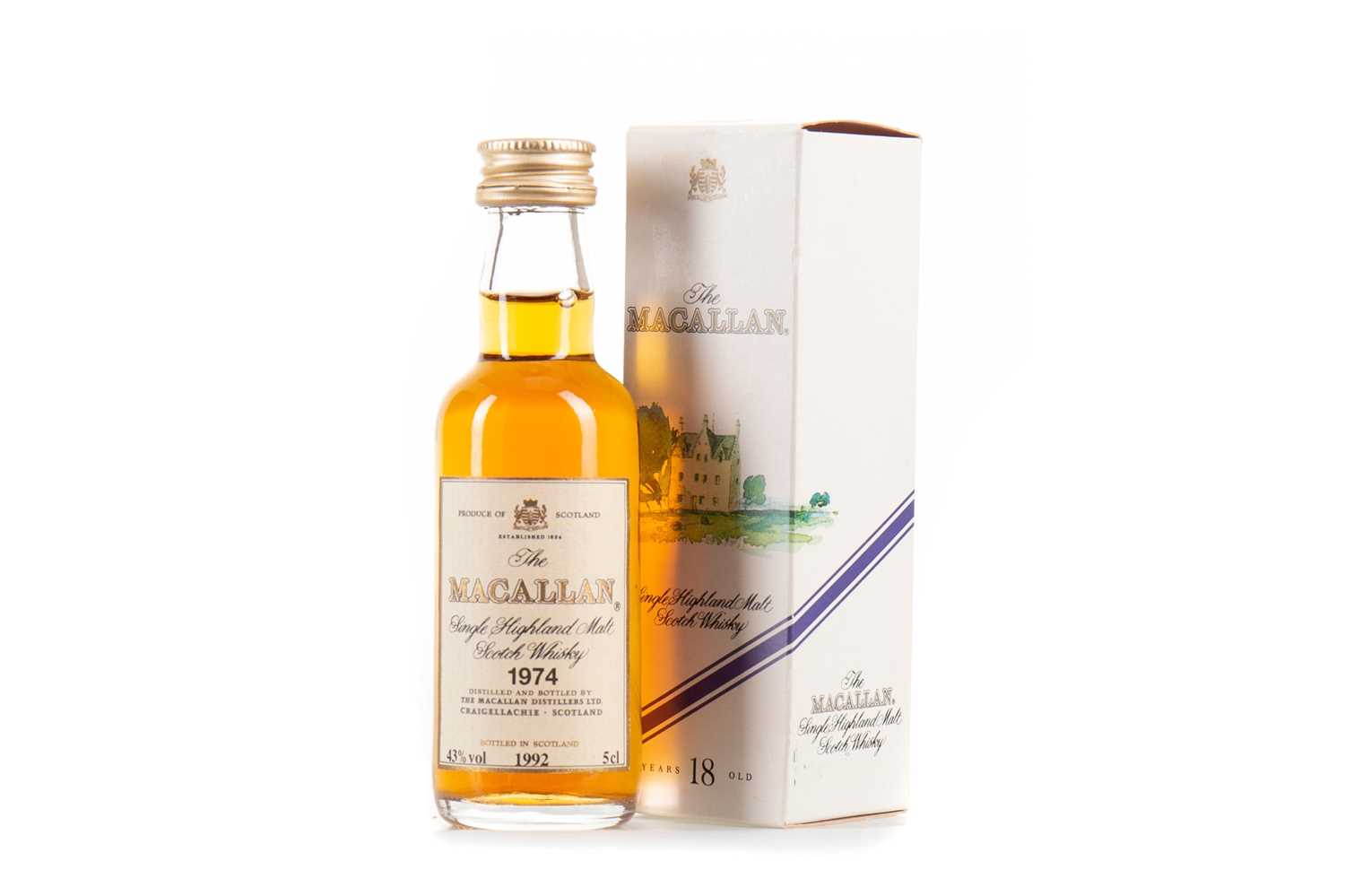 MACALLAN 1974 18 YEAR OLD MINIATURE