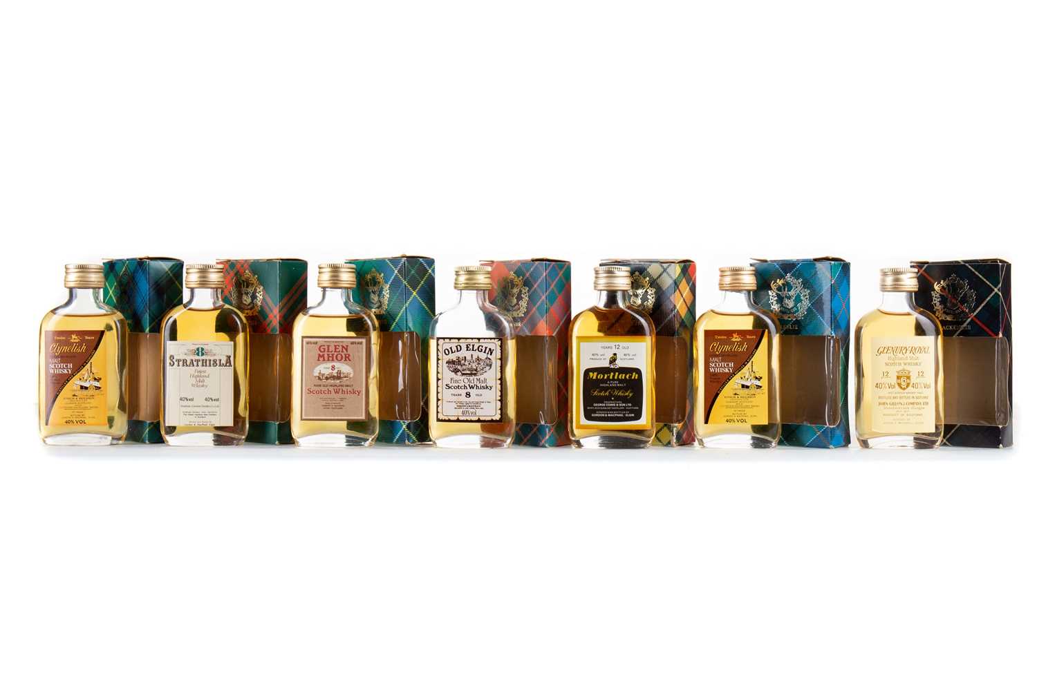 7 ASSORTED GORDON & MACPHAIL MINIATURES - INCLUDING CLYNELISH 12 YEAR OLD