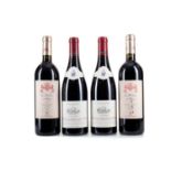 4 BOTTLES OF RED WINE - 2015 IL PINO DI BISERNO (2 X 75CL) AND 2019 FAMILLE PERRIN CHATEAUNEUF-DU-P