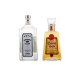 SMIRNOFF SILVER PRIVATE RESERVE 1L AND CUERVO 1800 TEQUILA 75CL