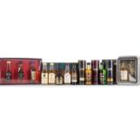 4 WHISKY MINIATURE SETS - INCLUDING THE MORRISON COLLECTION