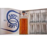 DCL CENTENARY DECANTER AND GLASSES SET 1977