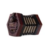 A CONCERTINA BY CHARLES WHEATSTONE & CO.