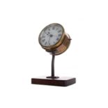 AN EARLY 20TH CENTURY GENERAL POST OFFICE DRUM DESK CLOCK