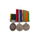 A GEORGE VI TERRITORIAL ARMY FOR EFFICIENT SERVICE MEDAL AND FIVE OTHER MEDALS