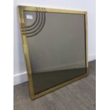 AN ART DECO TRIPTYCH MIRROR