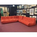 A LIGNE ROSET THREE-PIECE CORNER SOFA