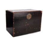 A JAPANESE MEIJI PERIOD LACQUERED TEA CADDY