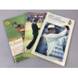 A COLLECTION OF BRITISH OPEN PROGRAMMES