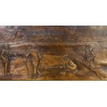 GOLFING INTEREST - RELIEF CARVED PANEL OF THE 18TH GREEN & THE R&A CLUBHOUSE
