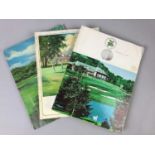 A COLLECTION OF PGA CHAMPIONSHIP PROGRAMMES