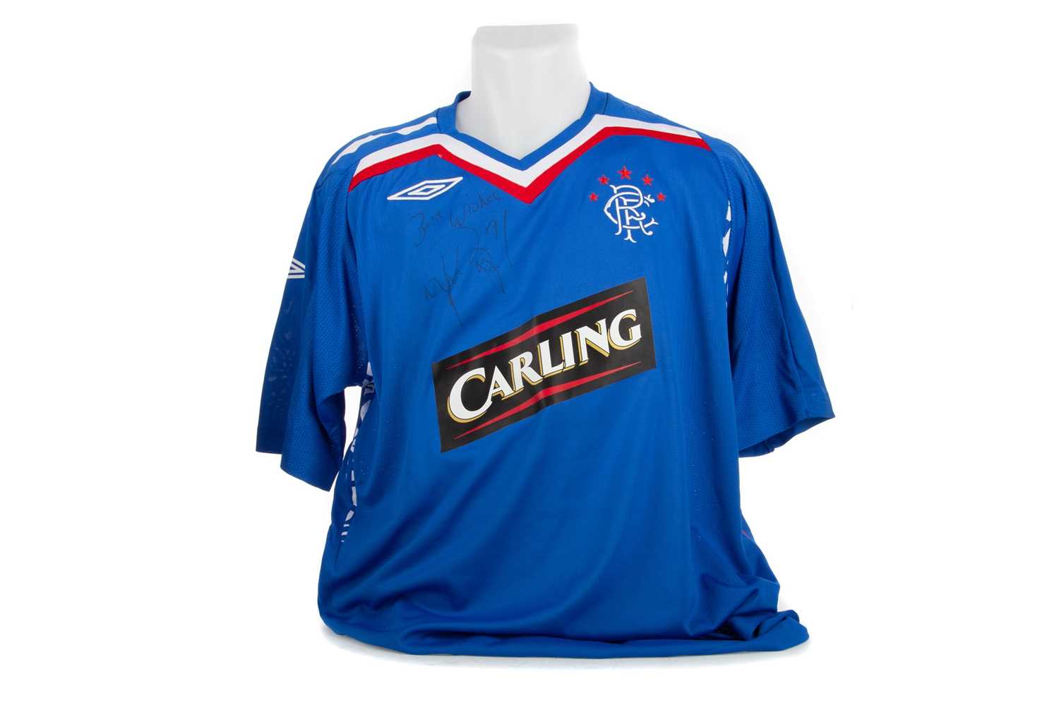 A RANGERS F.C. SIGNED JERSEY AND ANOTHER - Image 3 of 3