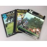A COLLECTION OF US OPEN PROGRAMMES
