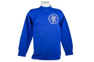 THE MOST IMPORTANT RANGERS FC SHIRT TO COME TO AUCTION - ALFIE CONN'S EUROPEAN CUP WINNERS CUP SHIRT