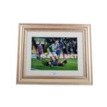 CELTIC FOOTBALL CLUB INTEREST - SIGNED PHOTO OF CHRIS SUTTON