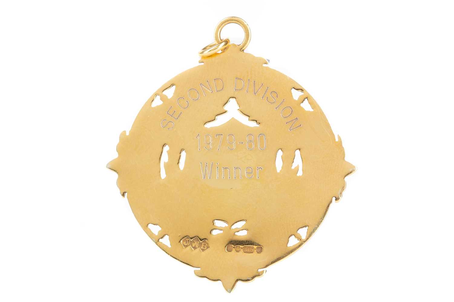 FALKIRK F.C. - SCOTTISH FOOTBALL LEAGUE CHAMPIONSHIP SECOND DIVISION GOLD MEDAL, 1979-80 - Bild 2 aus 2