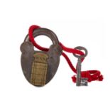 WENLOCK OLYMPIAN GAMES INTEREST - LARGE PRESENTATION PADLOCK