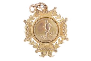 USA MUTZ CUP GOLD MEDAL, 1909, AWARDED TO J. EMMERSON