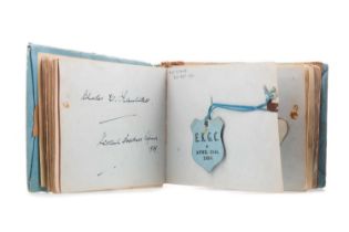 AN EARLY-MID 20TH CENTURY SPORTING AUTOGRAPH BOOK