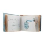 AN EARLY-MID 20TH CENTURY SPORTING AUTOGRAPH BOOK