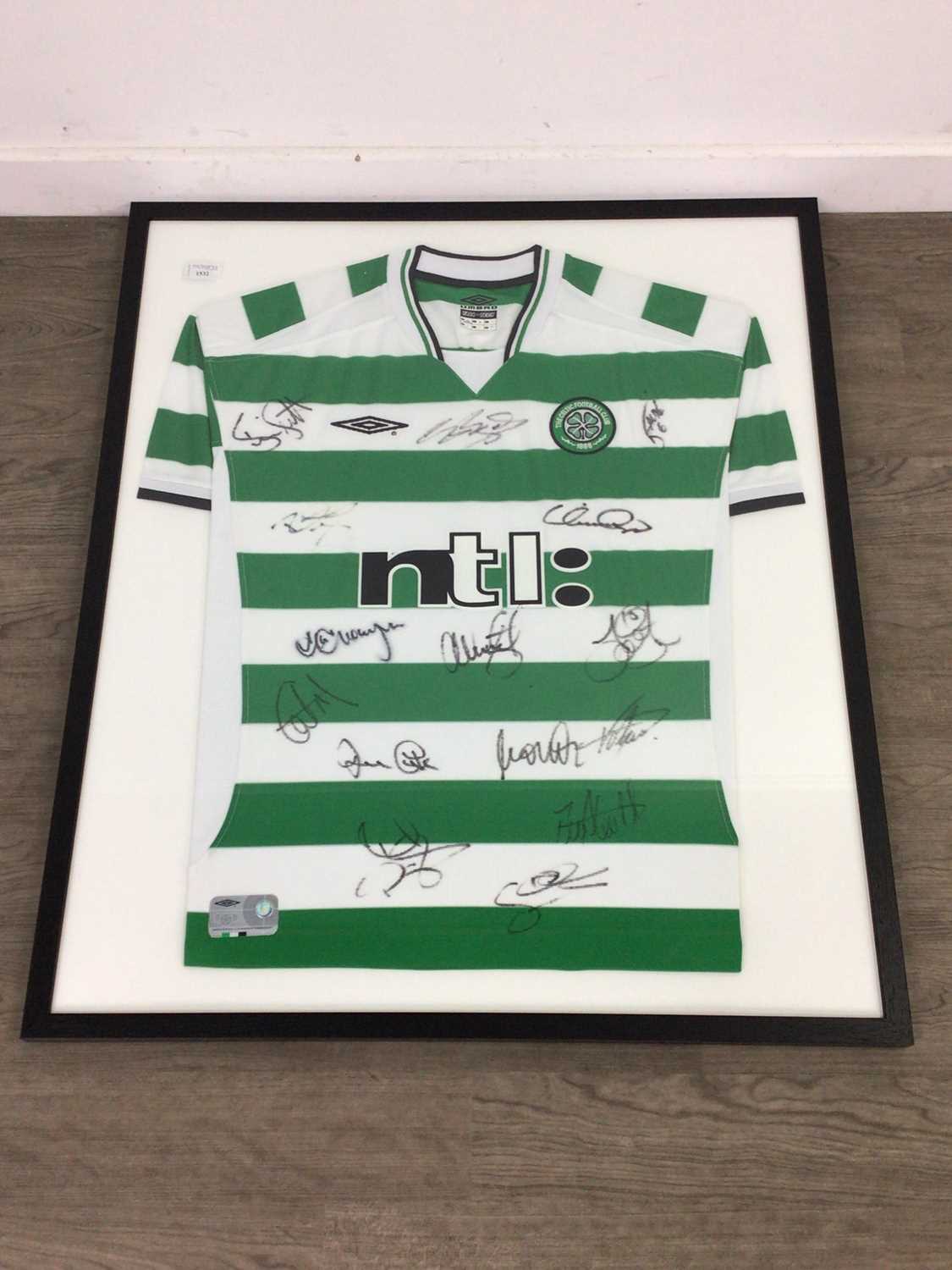 A CELTIC FOOTBALL CLUB SIGNED HOME SHIRT