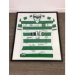 A CELTIC FOOTBALL CLUB SIGNED HOME SHIRT