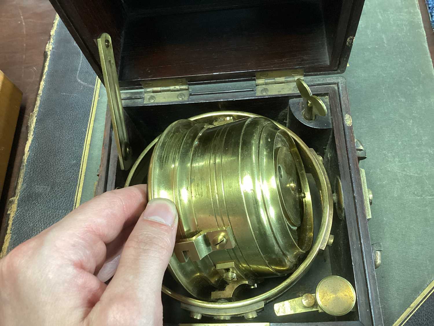 A TWO-DAY MARINE CHRONOMETER BY JOHN CAMPBELL (LATE NORRIS & CAMPBELL) OF LIVERPOOL - Image 6 of 9