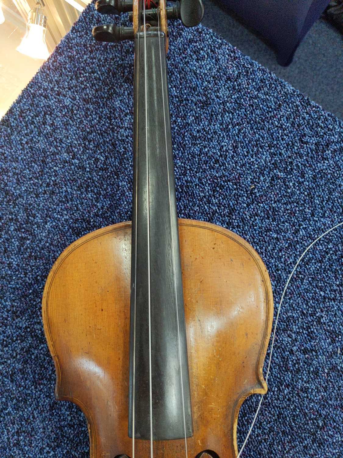 A STAINER COPY 3/4 SIZE VIOLIN - Image 6 of 15