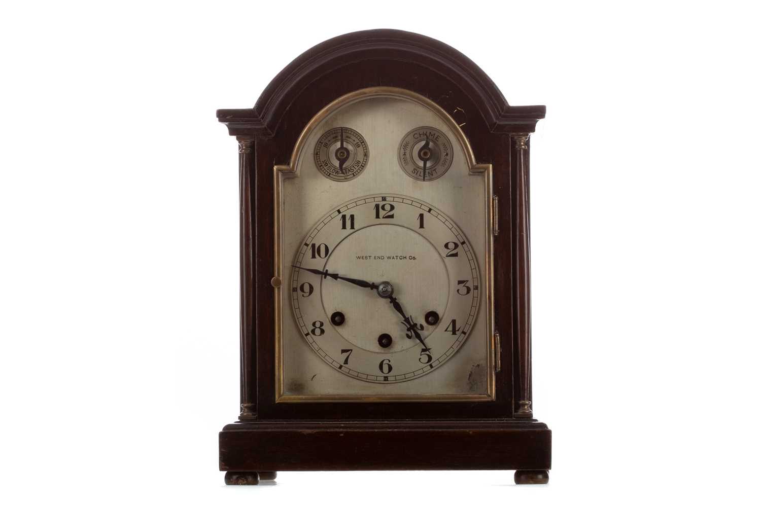 A WEST END WATCH CO. MANTEL CLOCK - Image 2 of 2