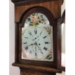 A 19TH CENTURY LONGCASE CLOCK