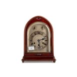 AN EARLY 20TH CENTURY MAHOGANY CASED MANTEL CLOCK BY GUSTAV BECKER